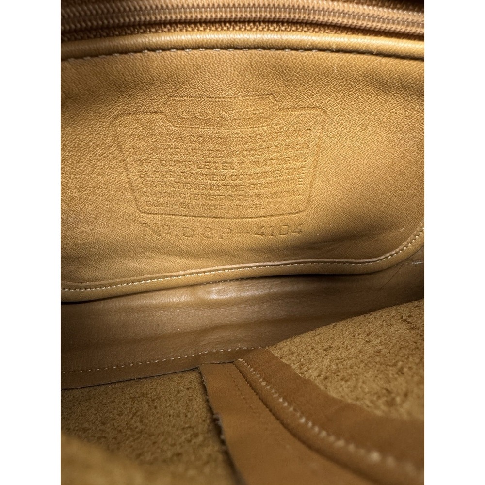Vintage Coach Tan Soho Bag 4104 Demi Zip Purse Shoulder Costa Rica 1998 90s - Picture 2 of 13